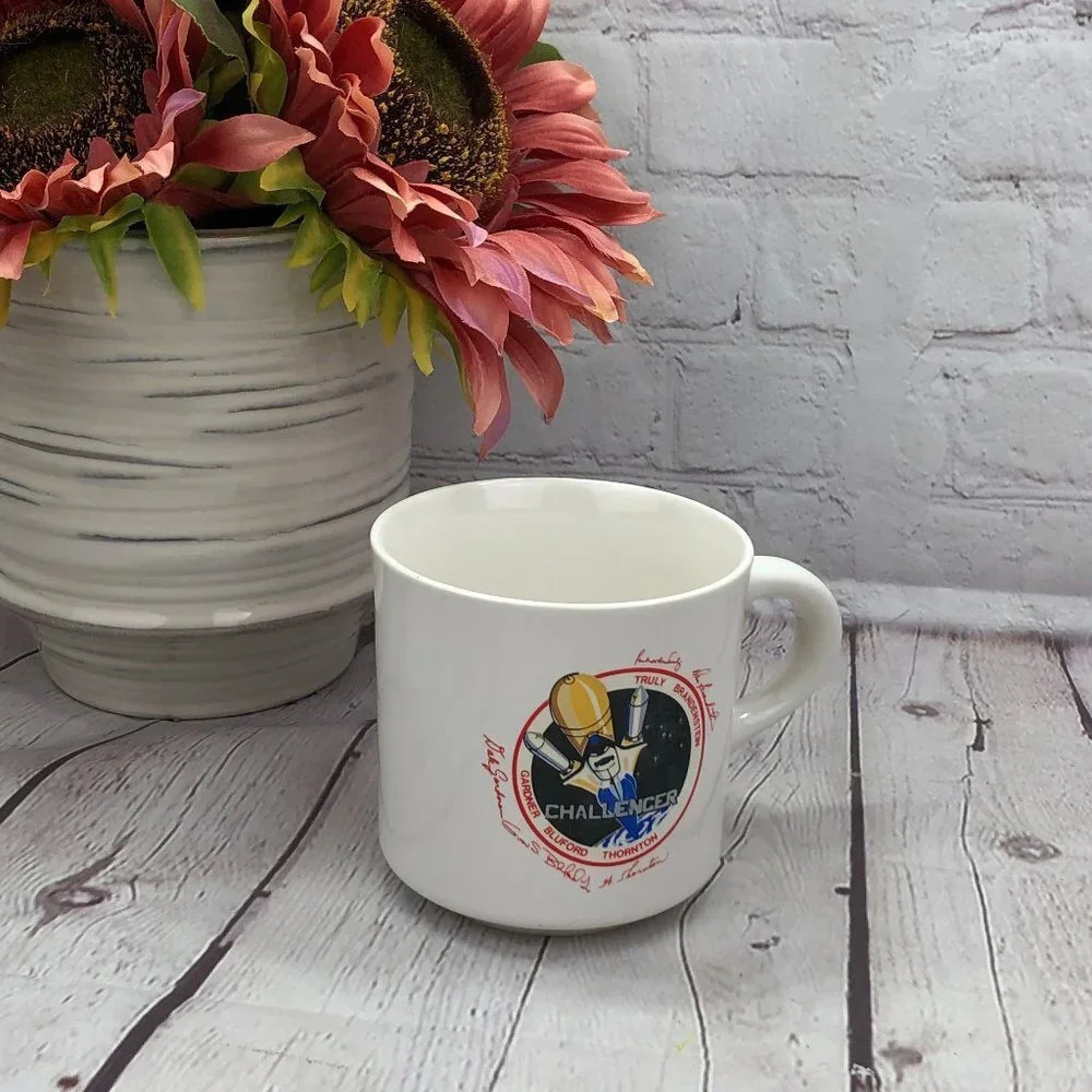 vintage NASA challenger Mug space exploration